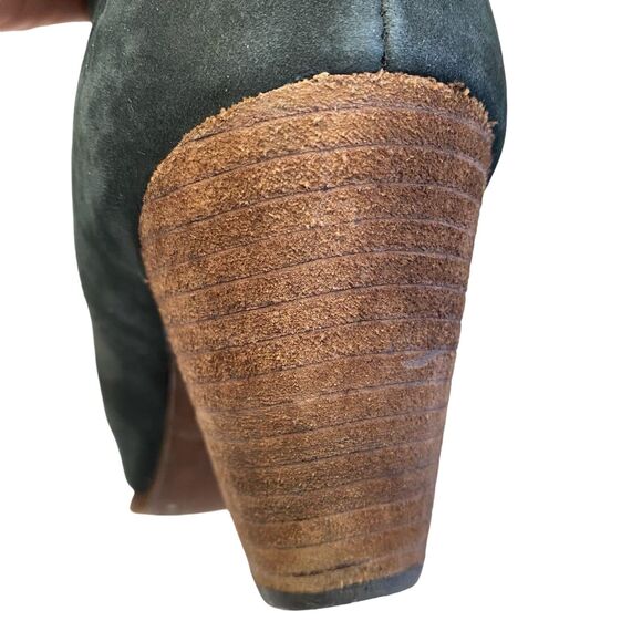 FRYE Reina Black Suede Ankle Western Style Bootie Size 7 - Picture 12 of 15